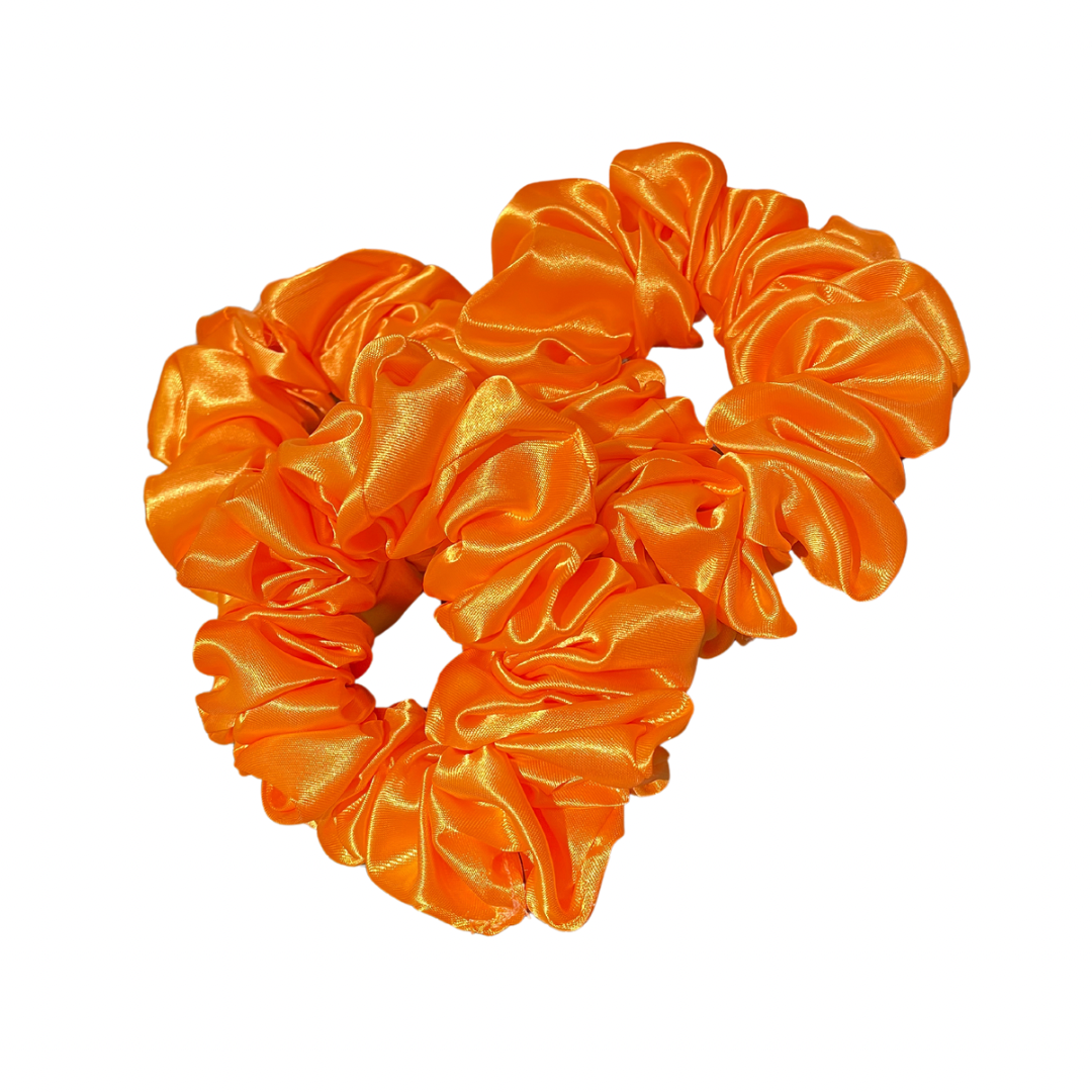 Yellow Satin XL Scrunchie