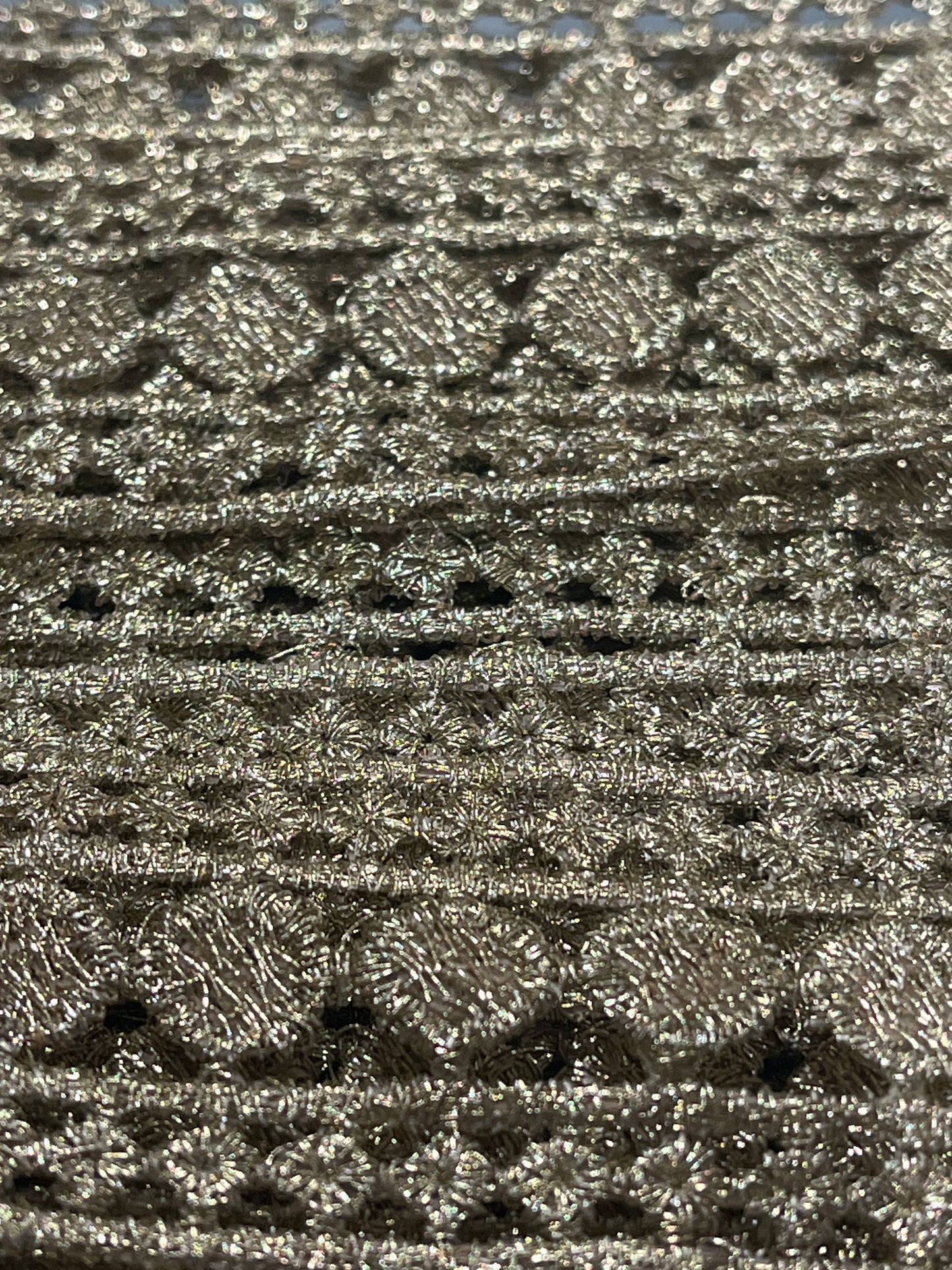 30mm Metallic Lace Trim (Price Per 25cm)