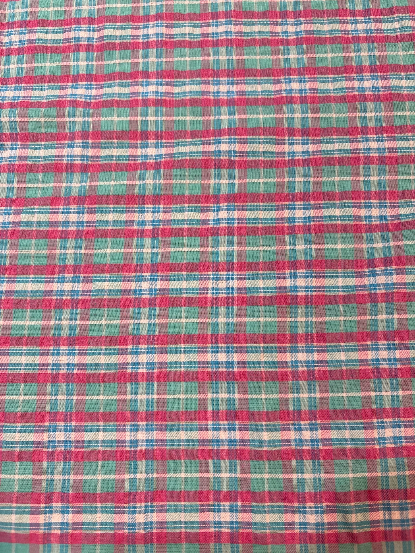 Seersucker Polycotton Fabric (Price Per 25cm)