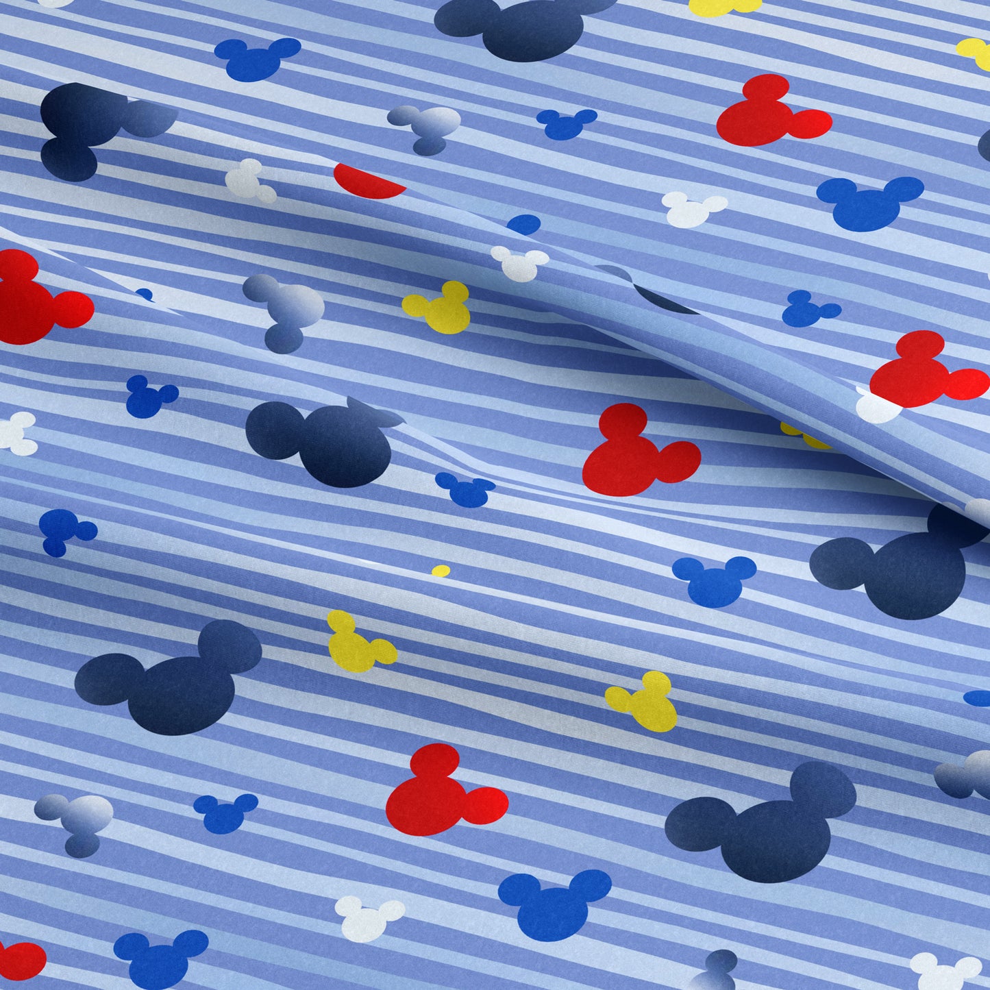 Steamboat Willie Silloutte Unlicensed Cotton Percale (Price Per Metre)