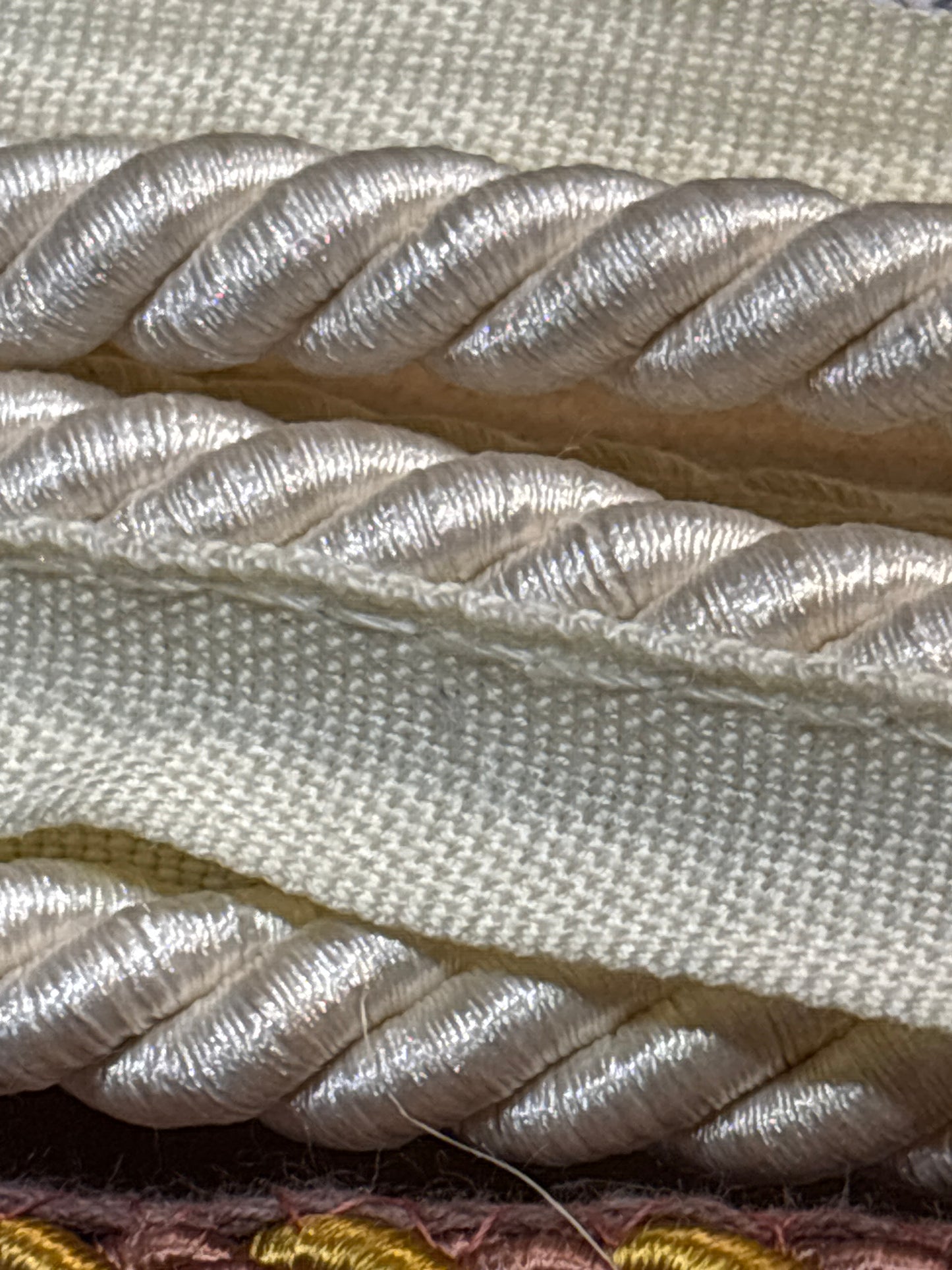 20mm Flanged Twisted Cords - 3 Colours (Price Per 25cm)