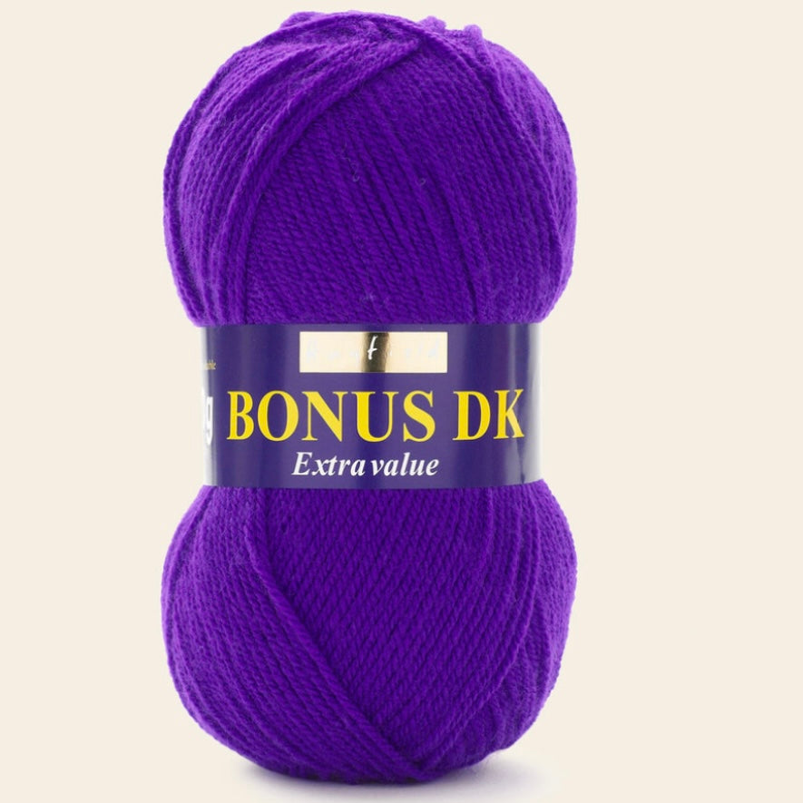 Hayfield Bonus DK yarn (Available in 30 Colours)