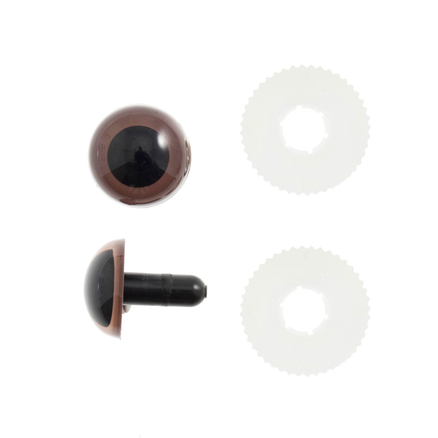 12mm Safety Eyes - Brown (Price per pair)