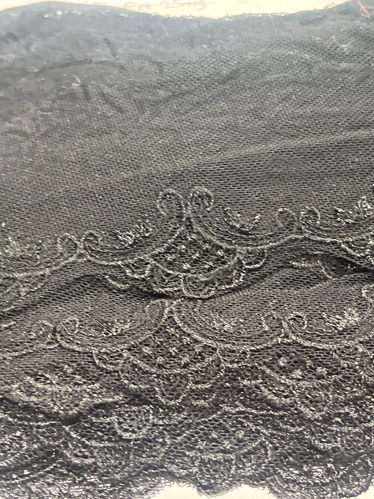 60mm Black Net Lace (Price Per 25cm)