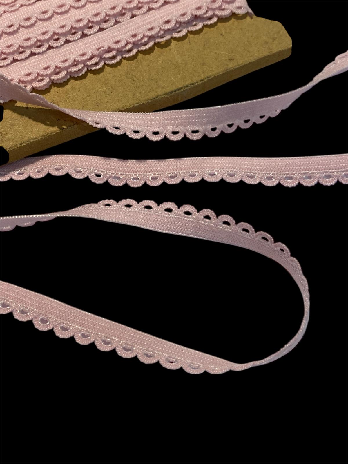 11mm Picot Edge Underwear Elastic - 4 Colours (Price per 25cm)