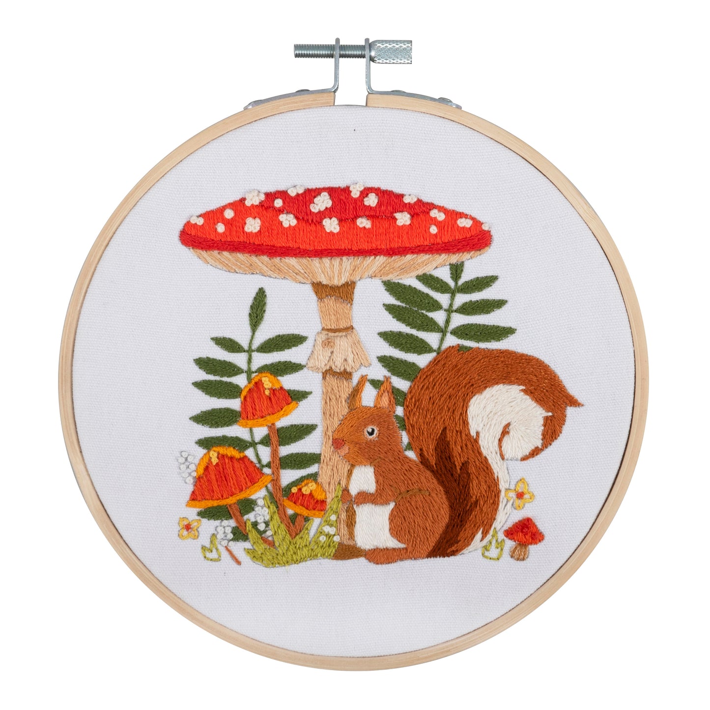 Trimits Toadstool Embroidery Hoop Kit