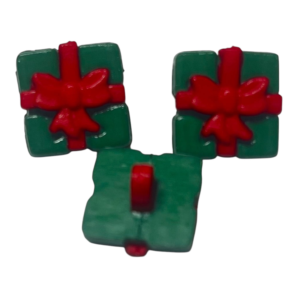 12mm Christmas Present Shankback Button