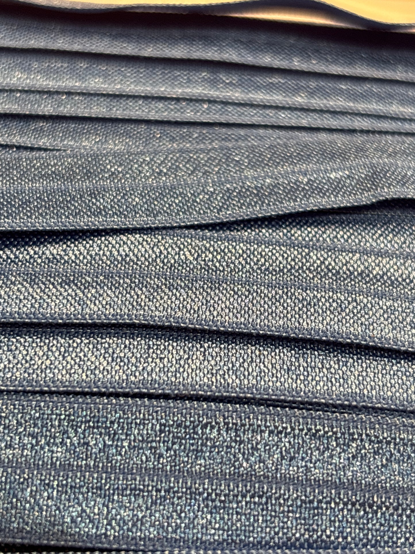 15mm Folding Elastic - 11 Colours (Price per 25cm)
