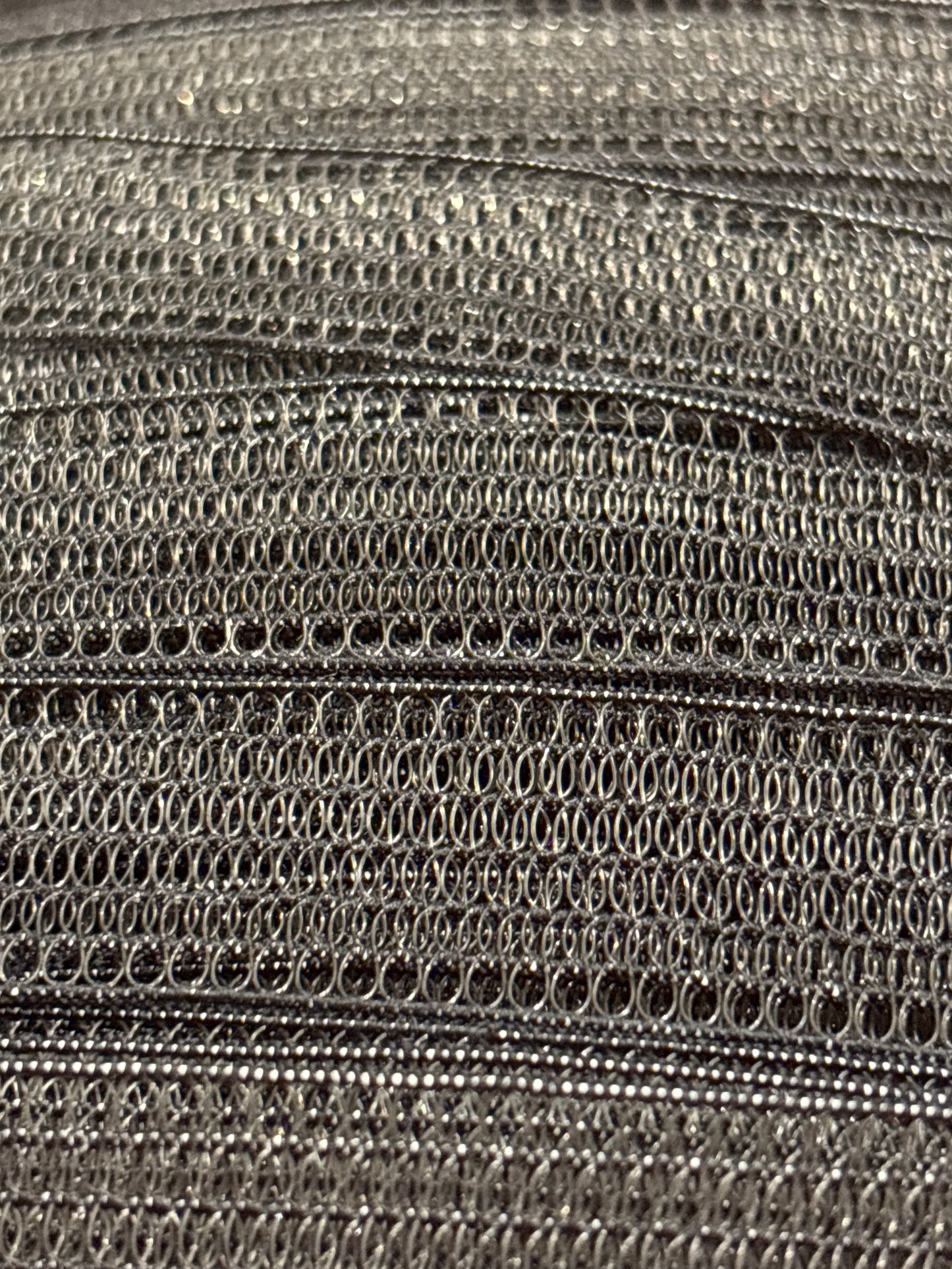 19mm Banded Shirring Elastic - Black (Price per 25cm)