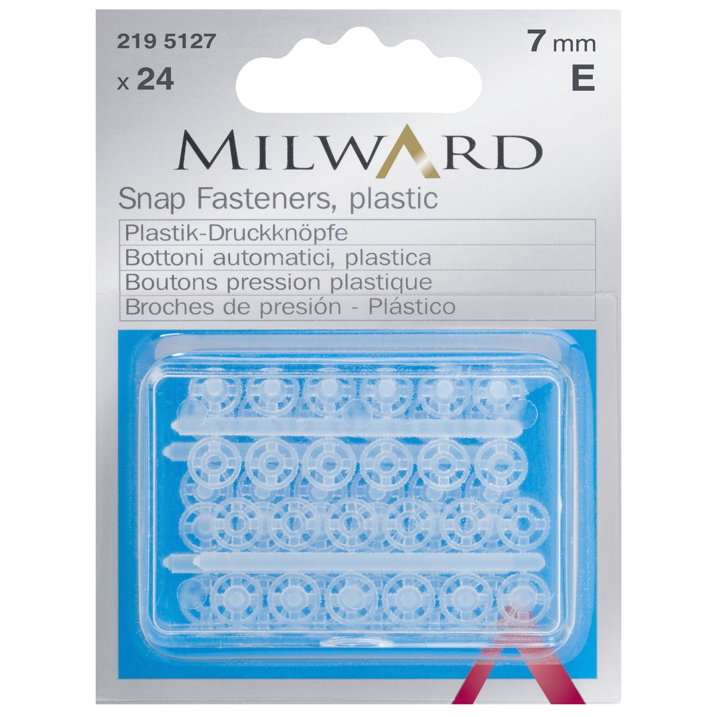 Milward Snap Fasteners - 7mm