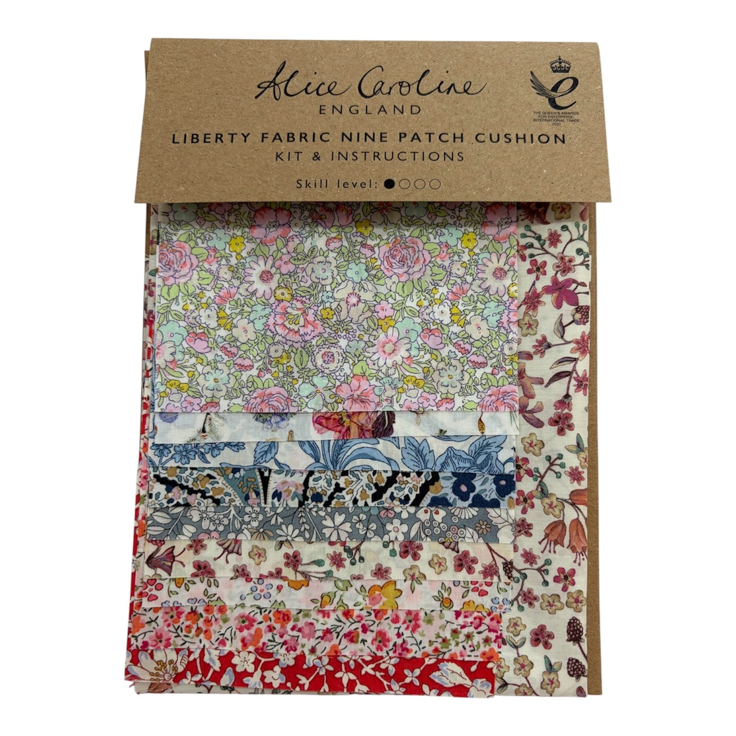 Alice Caroline LibertyFabric Nine Patch Cushion Kit (Various Colours)