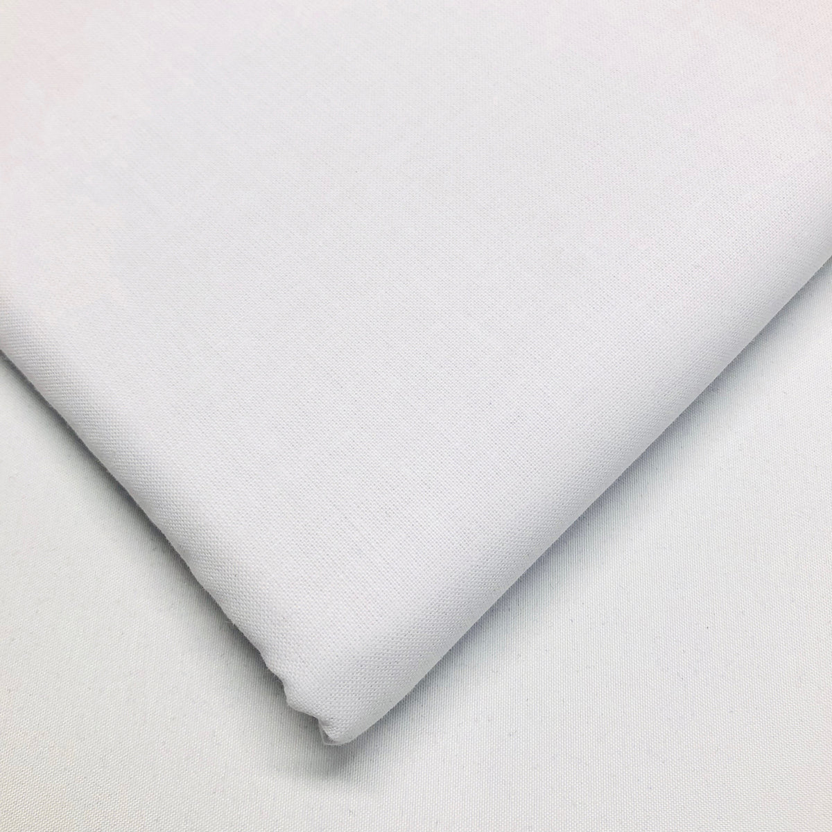 Plain White Cotton Fabric 60sq (Price Per 25cm)