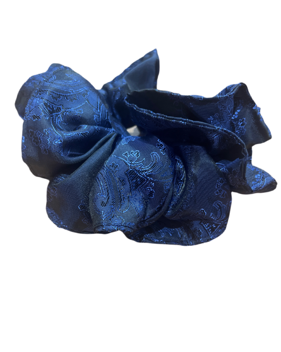 Elegant Blue Scrunchie