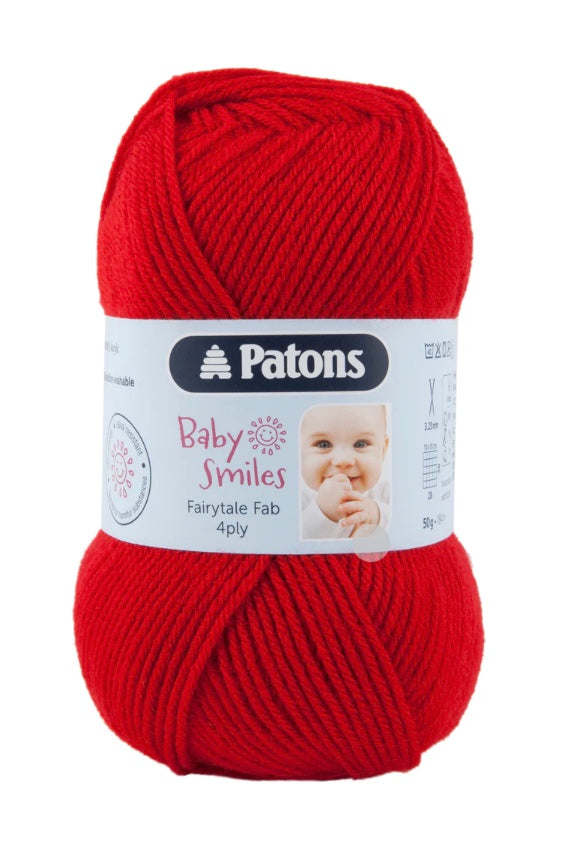 Patons Fairytale Fab 4 Ply(50g) - Baby Smiles (Available in 7 Colours)