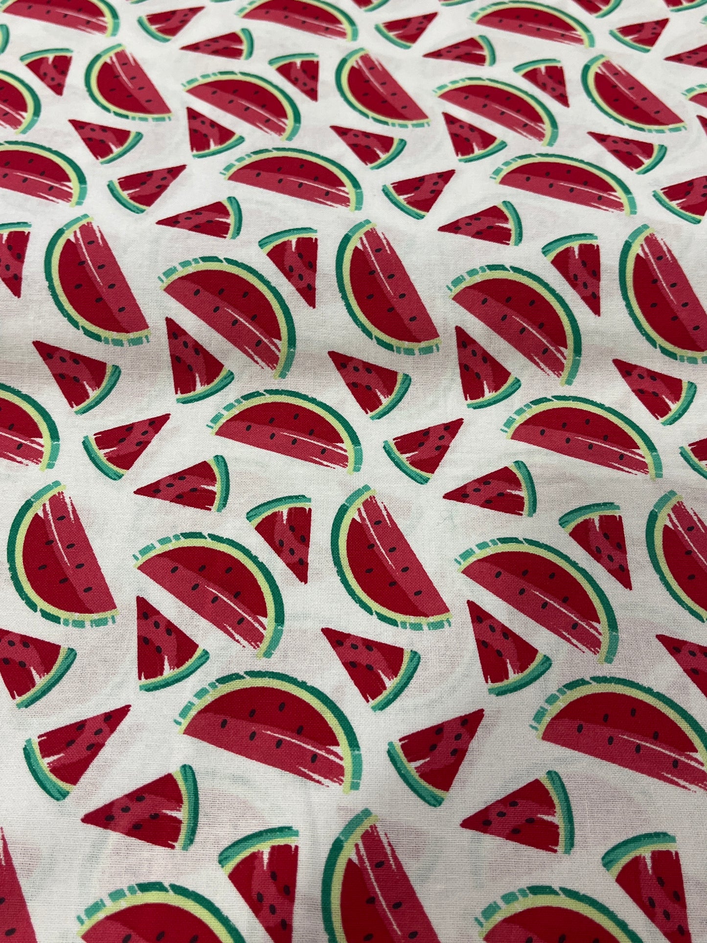 The Bee Fabric Co Watermelon Cotton Fabric (Price Per 25cm)