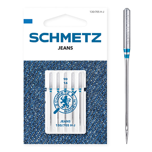 Schmetz Sewing Machine Needles - 90 (14) Jeans Needles