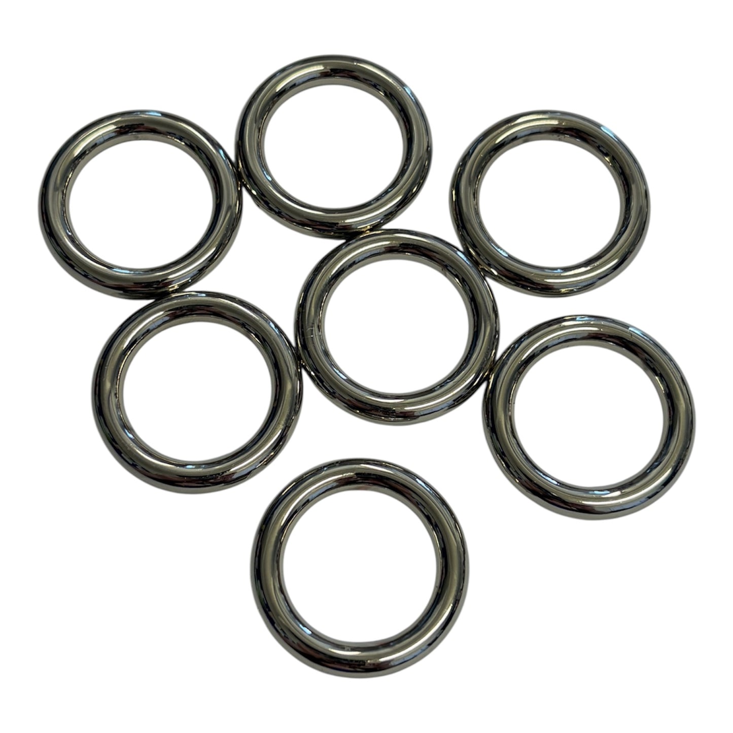 30mm Plastic Nickel Colour Ring