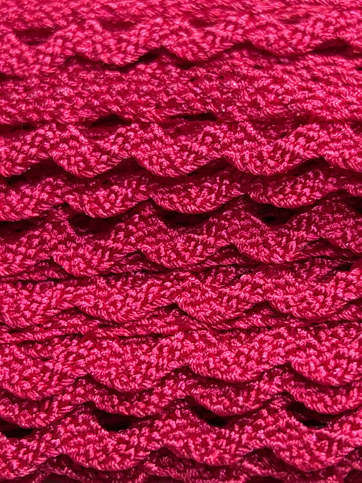 12mm Guipure Braid Trim - Pink (Price per 25cm)