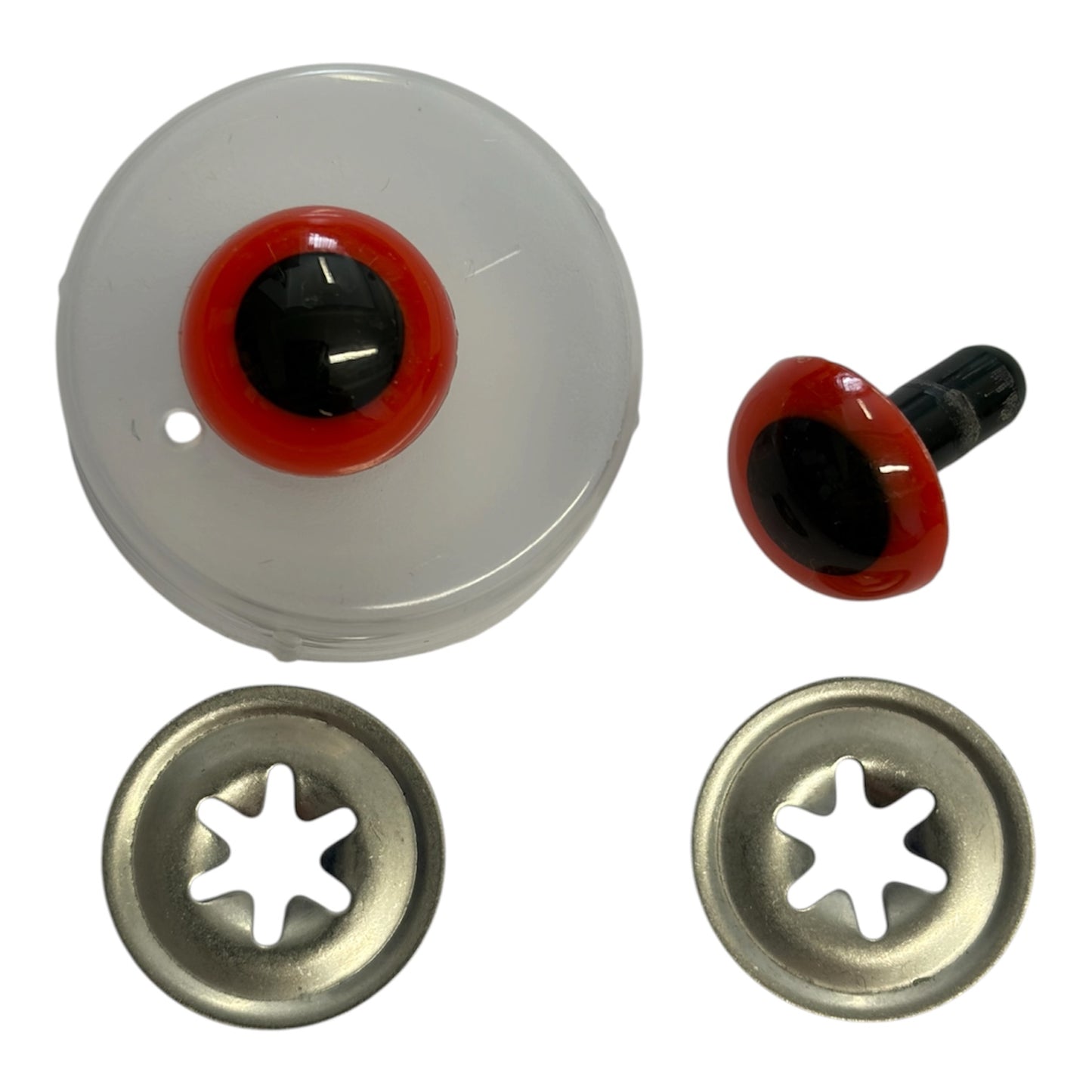 13mm Red/Black Toy Safety Eye Pair