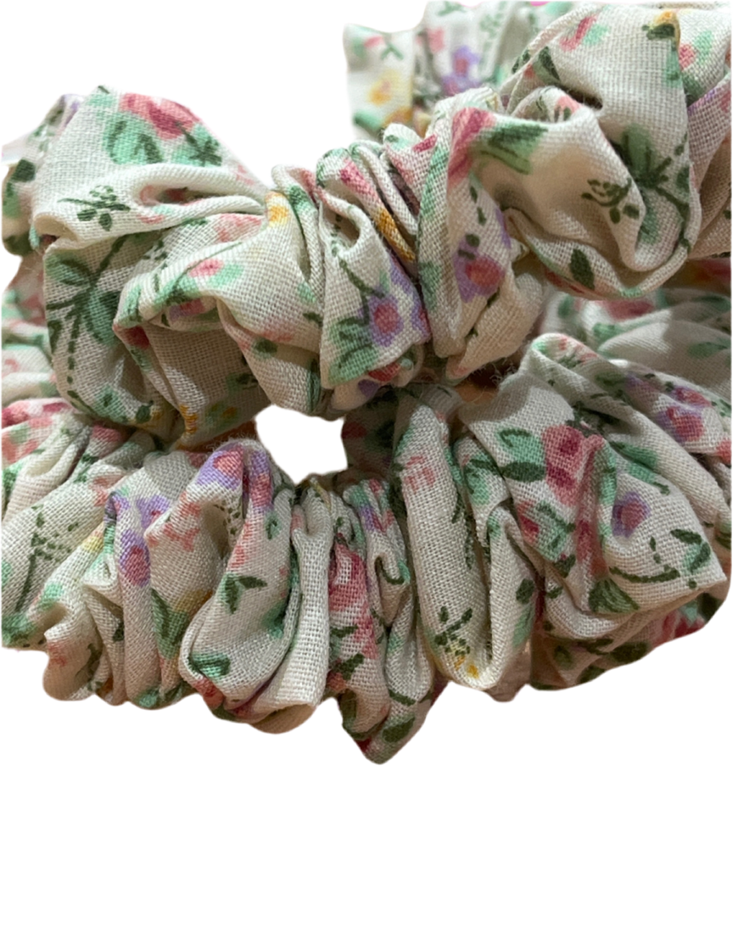 Pair Mini Floral Scrunchie