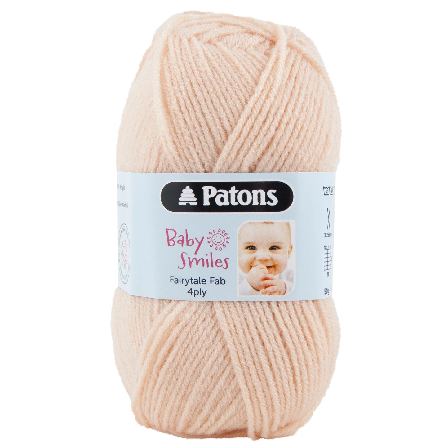 Patons Fairytale Fab 4 Ply(50g) - Baby Smiles (Available in 7 Colours)