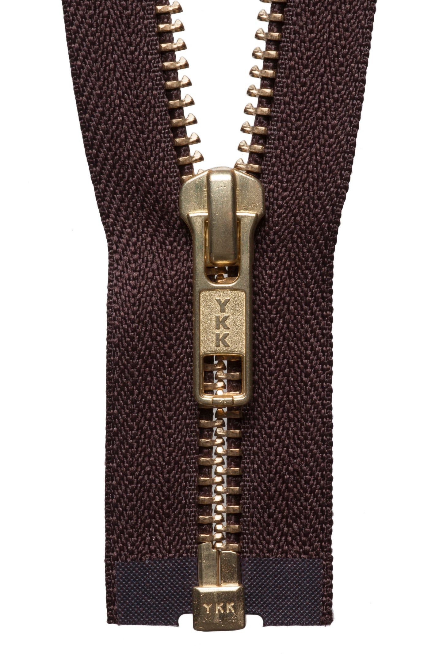 YKK 61cm/ 24” Metal Open End Zippers (Various Colours)
