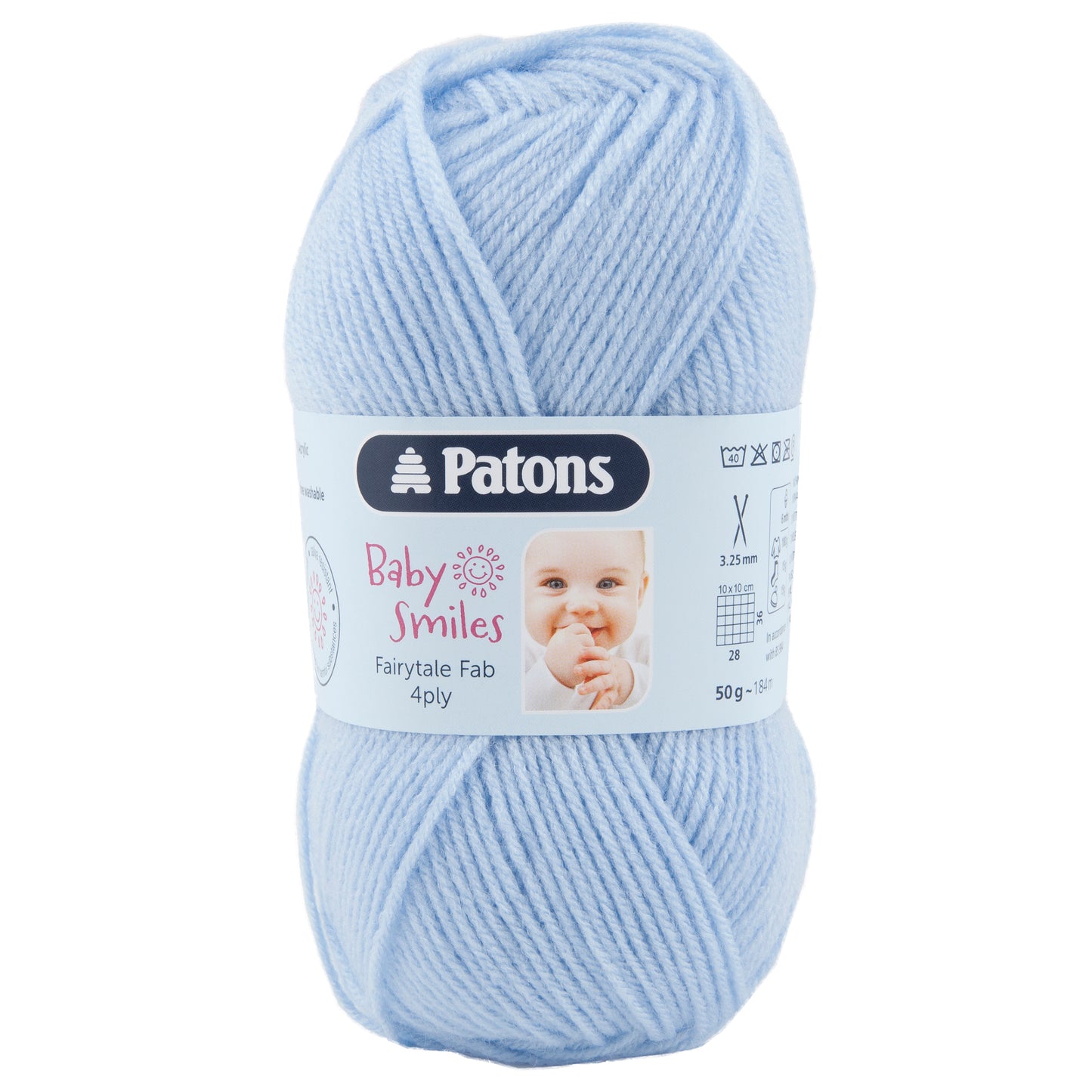Patons Fairytale Fab 4 Ply Yarn - Pale Blue