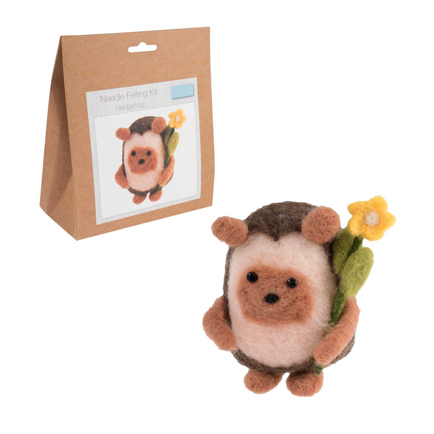 Needle Felting Hedgehog Kit