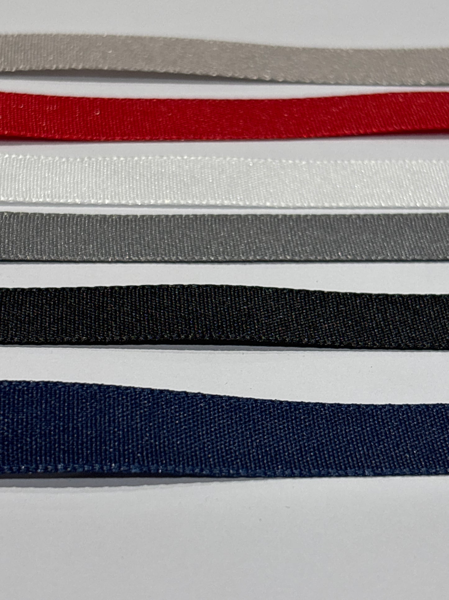 12mm Rustic Taffeta Ribbon - 6 Colours (Price per 25cm)
