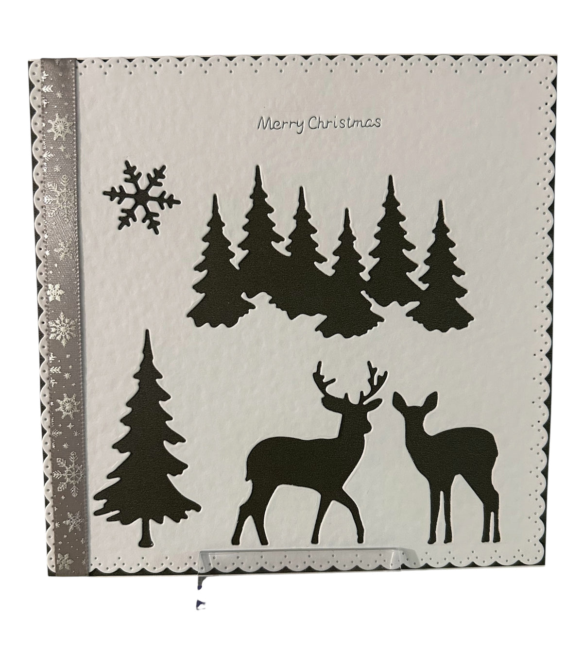 Rosie’s Crafts Snow- Scene Handmade Greetings Card