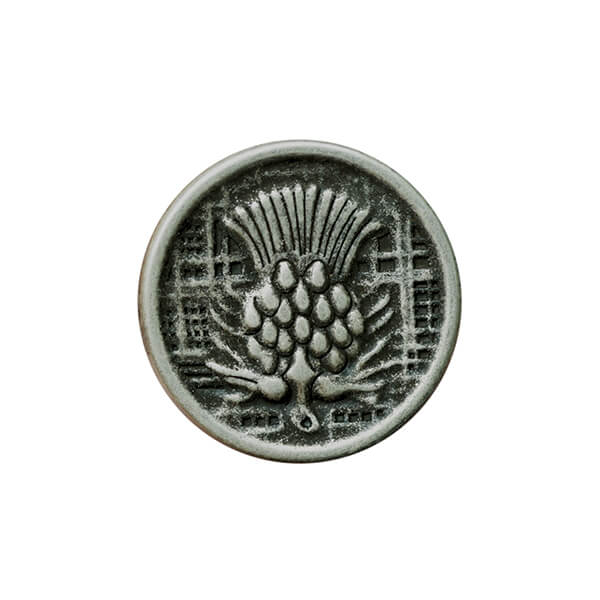 22mm Metal Thistle Shank Back Button