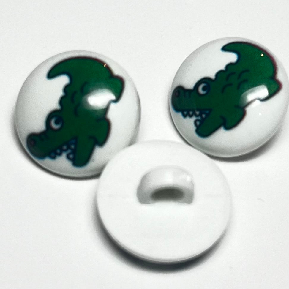 15mm Crocodile Shankback button