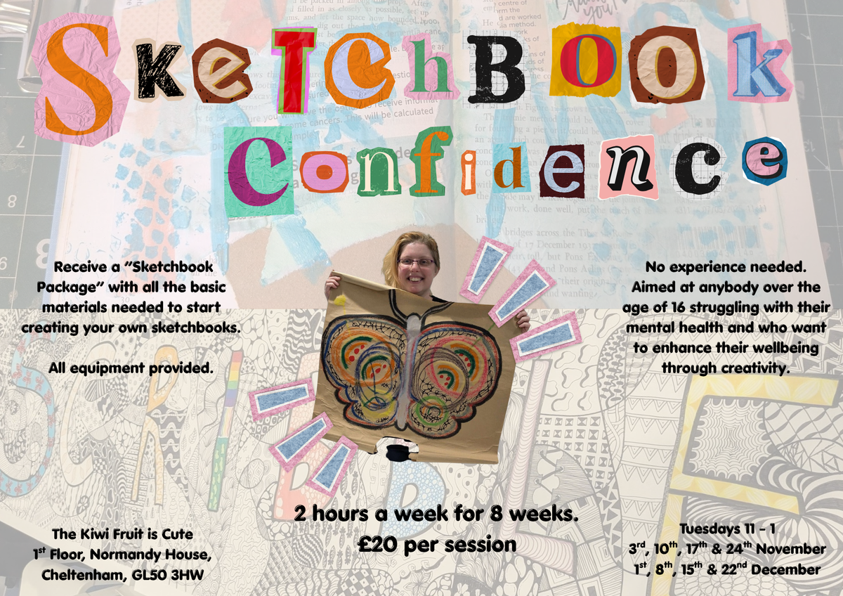 Sketchbook Confidence Sessions - Tuesdays 3/11/2026 to 22/12/2026
