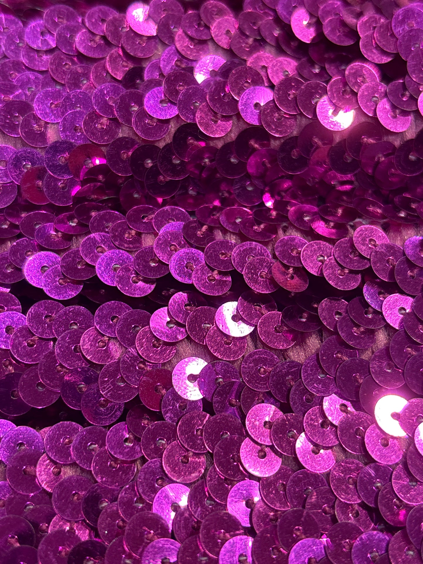 19mm Sequin Stretch - Cerise (Price per 25cm)