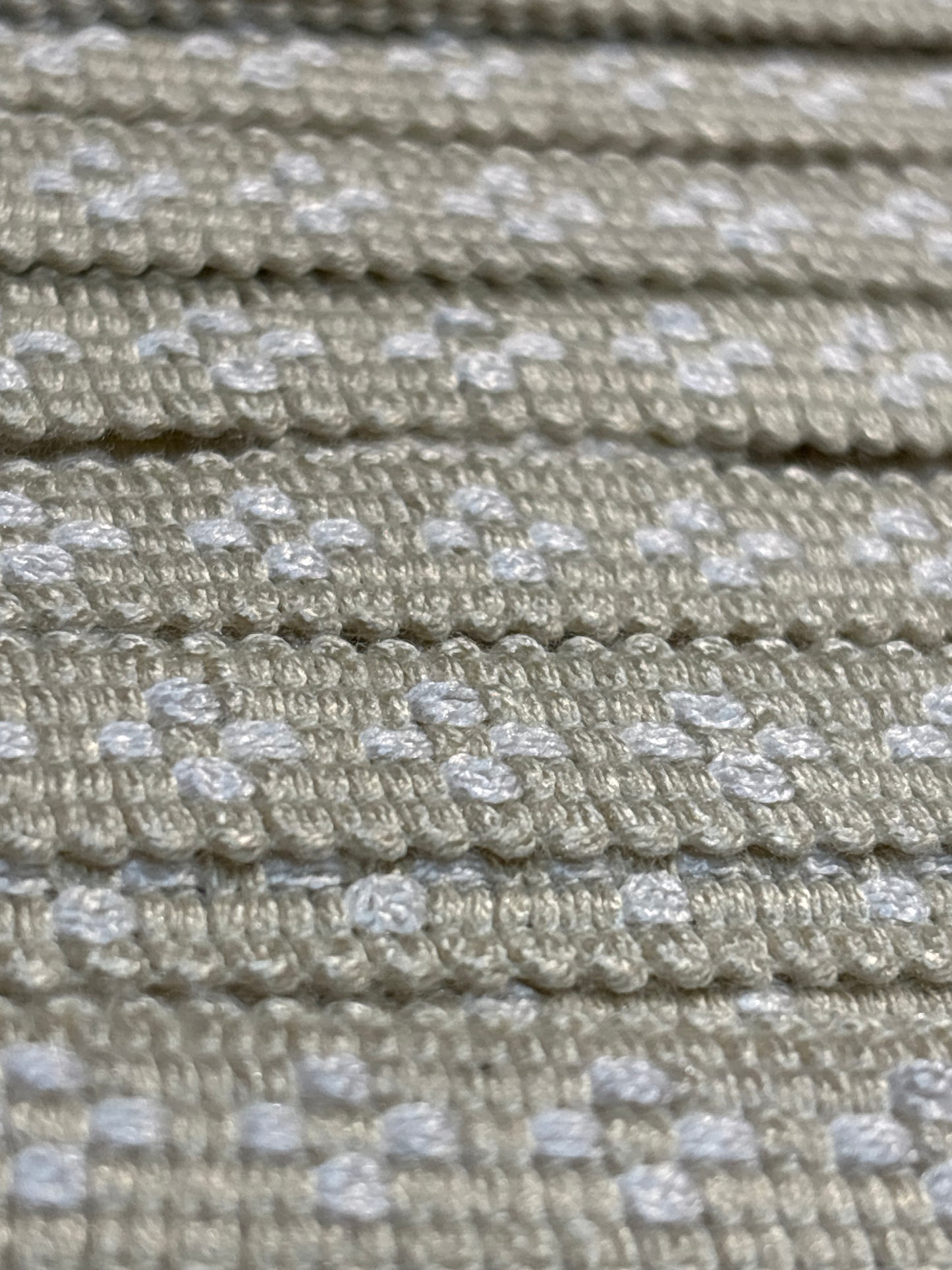 15mm Chequers Braid Trim - Cream (Price per 25cm)