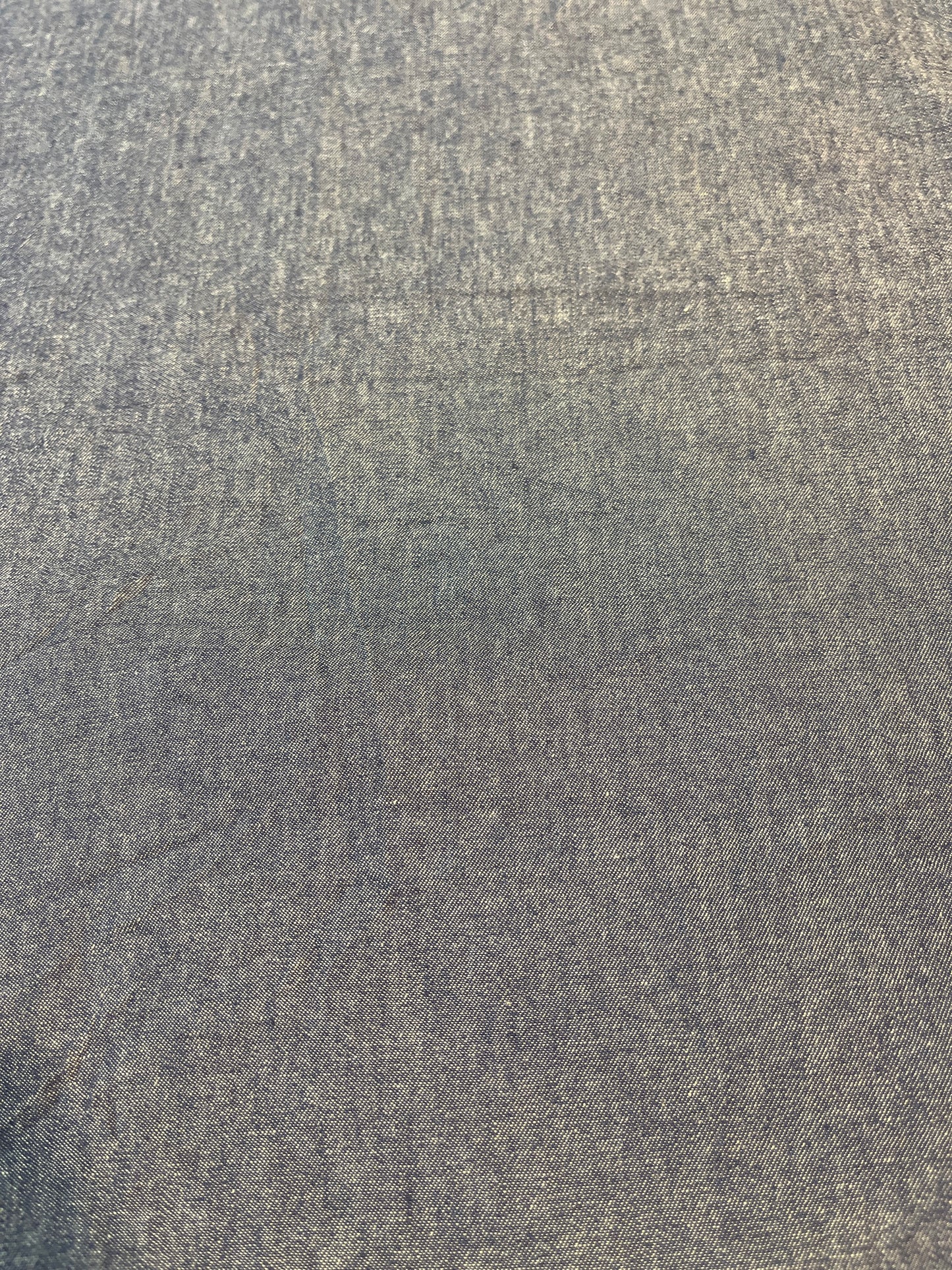 Chambray Mid Blue Cotton Fabric (Price Per 25cm)