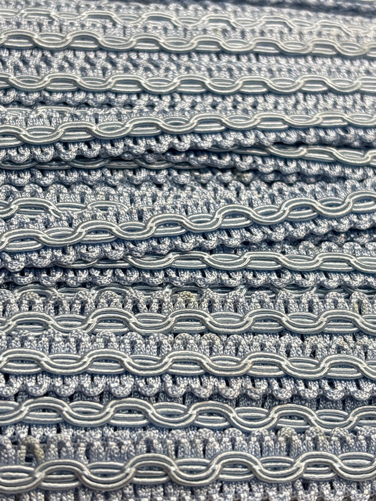 12mm Furnishing Braid - Pale Blue (Price per 25cm)