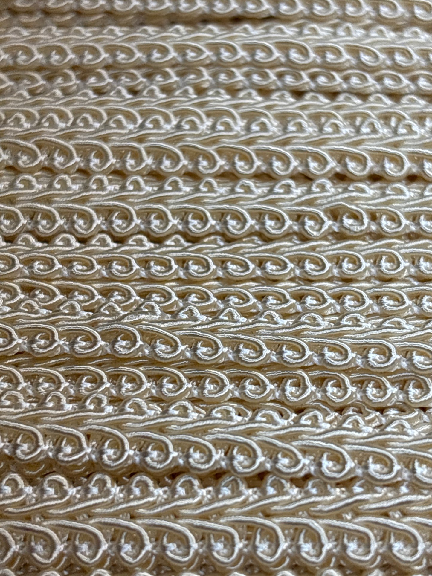 11mm Gimp Braid Trim - Cream (Price per 25cm)