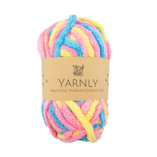 Yarnly Variegated Chenille Yarn (various colours)