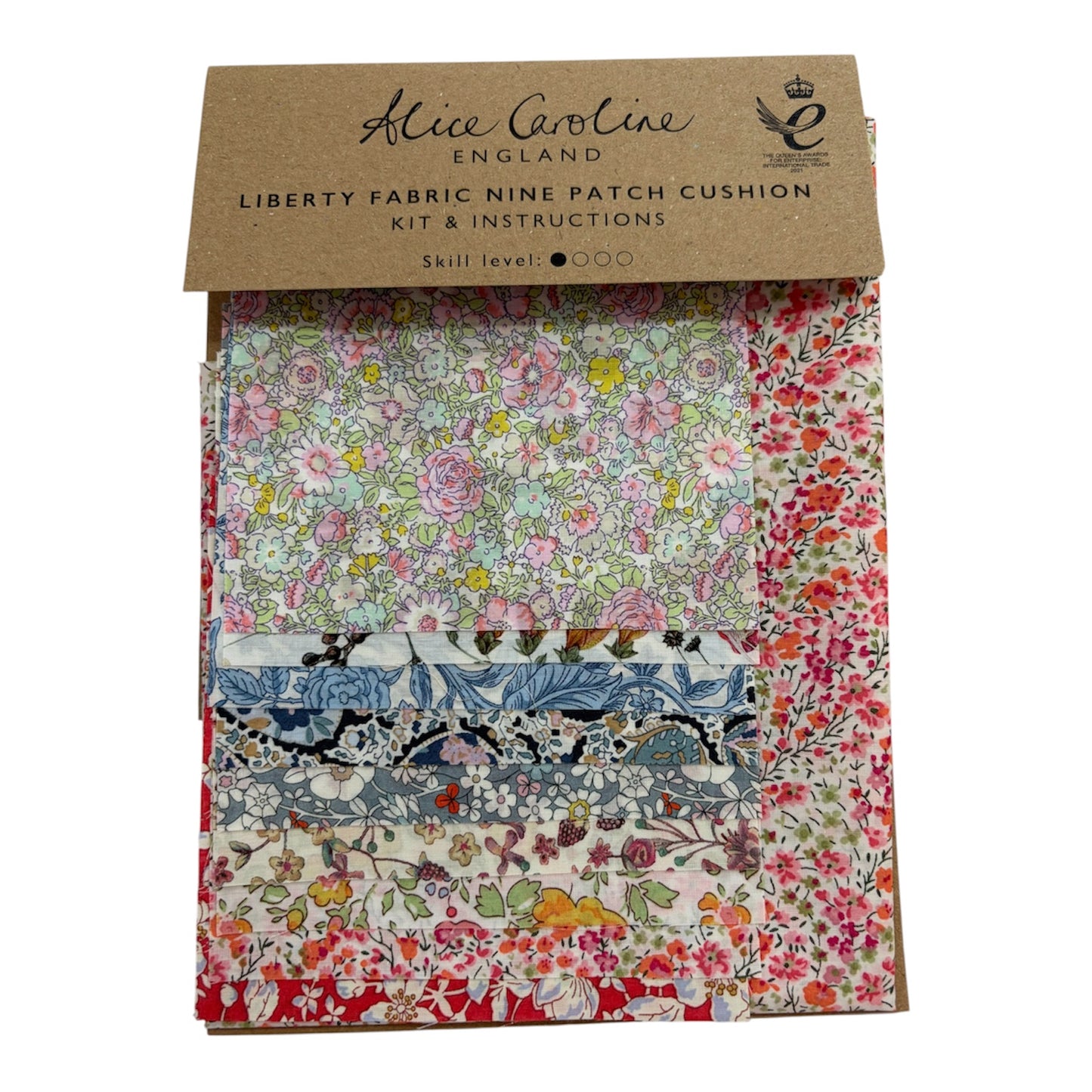 Alice Caroline LibertyFabric Nine Patch Cushion Kit (Various Colours)