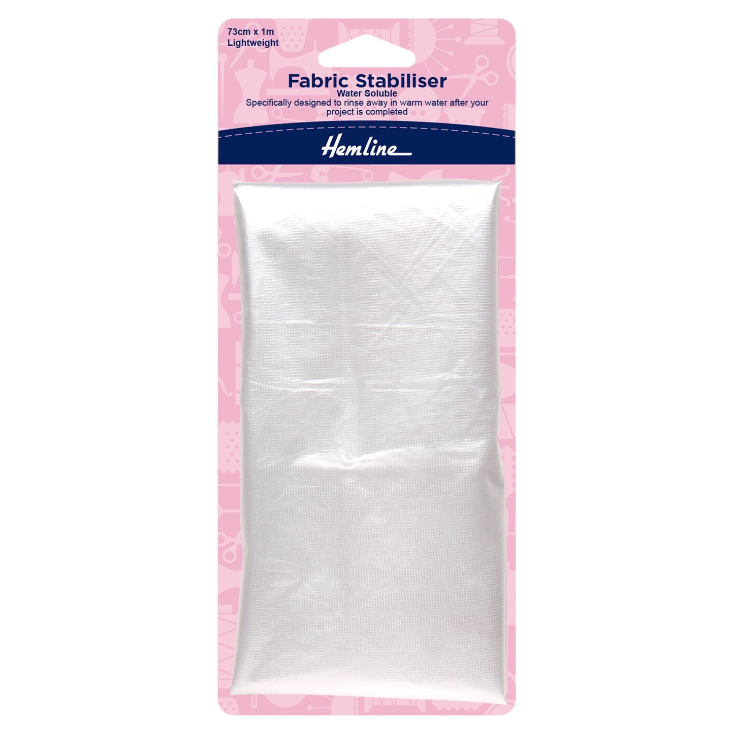 Hemline Fabric Stabiliser Lightweight - Water Soluble