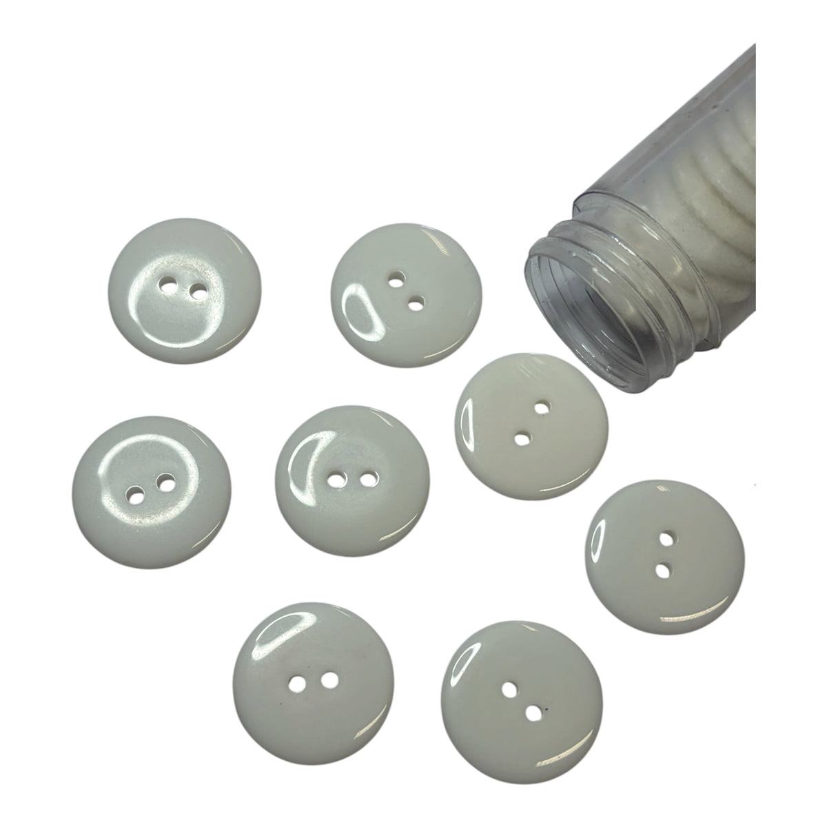 21mm Plain Smartie Button (Various Colours)