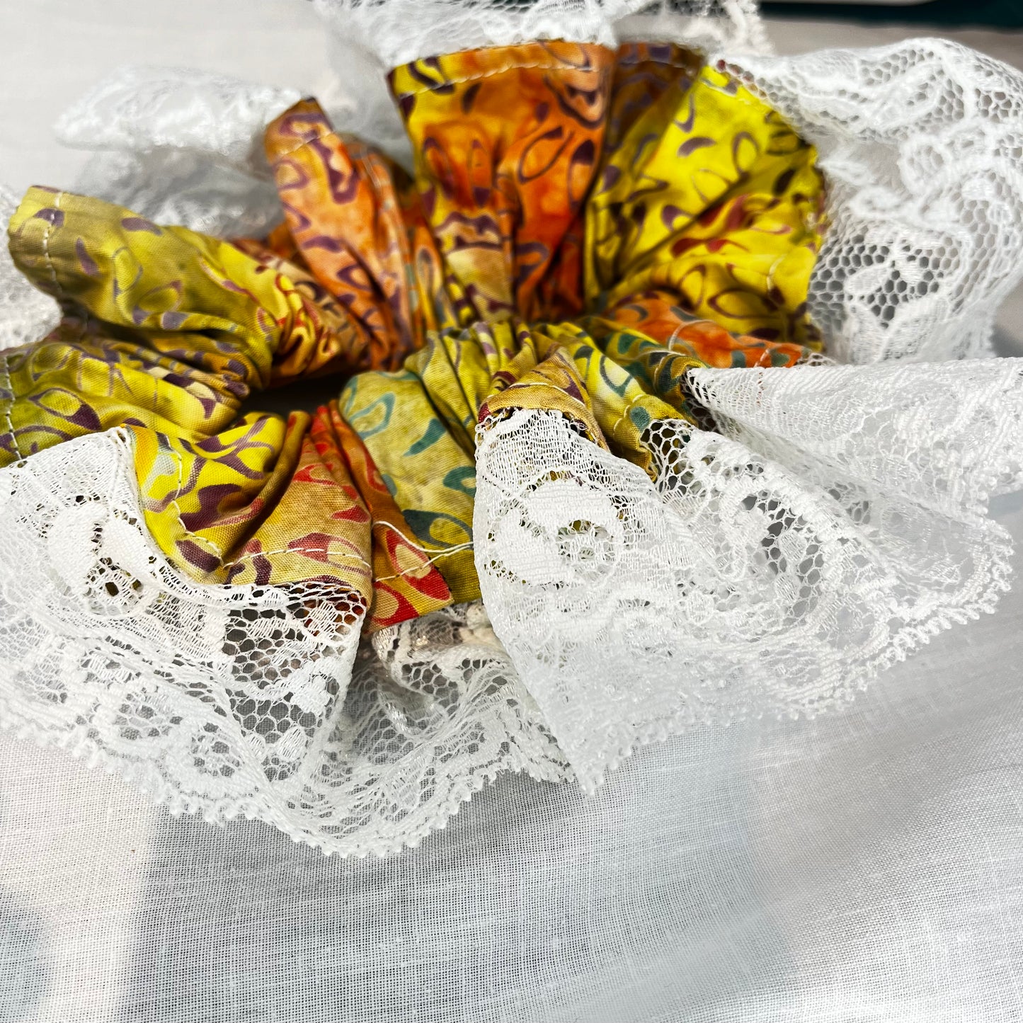Batik XL Trim Scrunchie