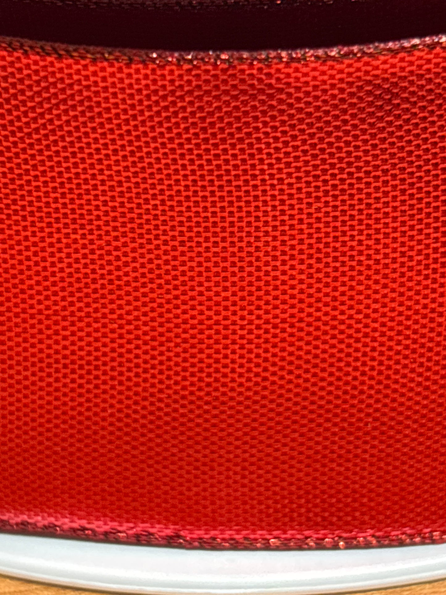 40mm Lustre Lamè Red Ribbon - Price per 25cm