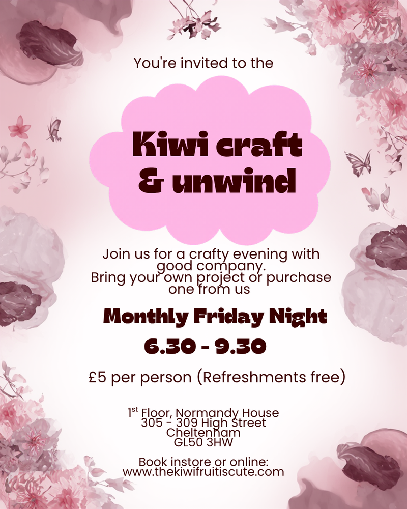 Kiwi Craft & Unwind Evening Socials