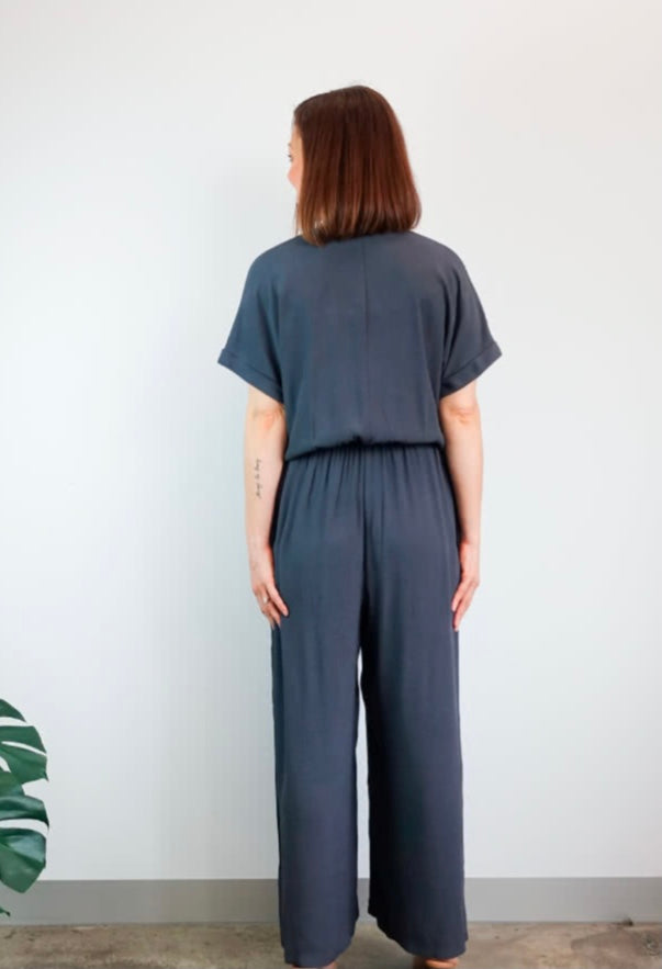 Eadie Woven Jumpsuit Dress Pattern by Style Arc (Regular or Plus Size)