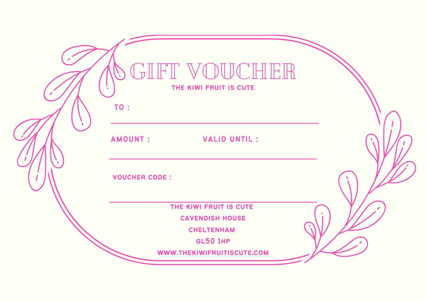 The Kiwi Fruit is Cute Gift Card