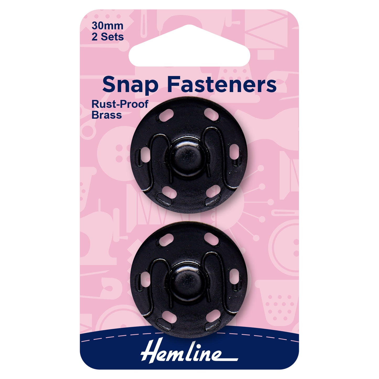 30mm Snap Fasteners (2 Colours)