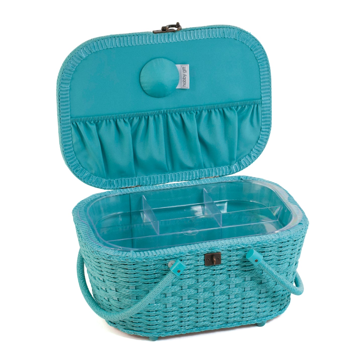 Wicker Basket Sewing Box