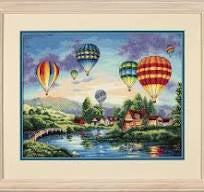 Counted Cross Stitch: Balloon Glow
